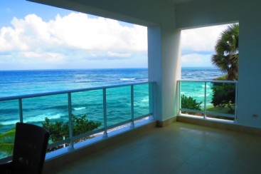 Five bedroom two level luxury penthouse right on the beach - Sosua Vacation Rentals