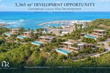 Spectacular Ocean View Lot for Sale in Puerto Plata, Dominican Republic – 5,365 m²