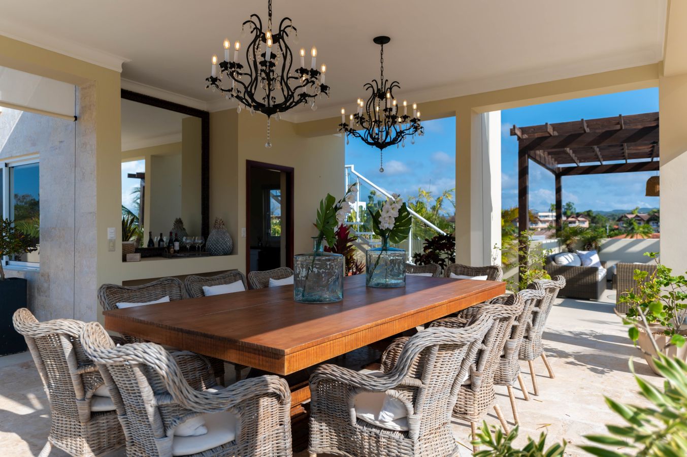 Modern 3 bedroom villa with roof terrace and Pool inside Ocean Village — Sosua, Dominican Republic