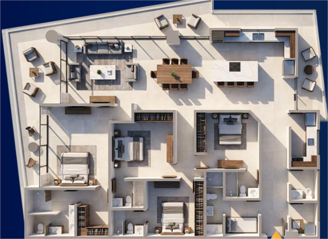 Brickell Center Towers: Luxury Apartments for Sale on the Puerto Plata Malecon — Puerto Plata, Dominican Republic
