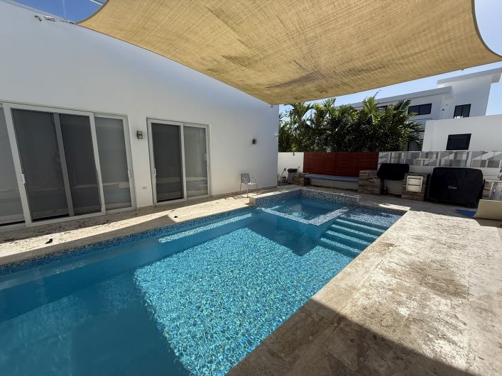 Modern Villa for Sale in Ocean Village, Sosua | 3 Bedrooms + Office | Saltwater Pool | Ocean View — Sosua, Dominican Republic