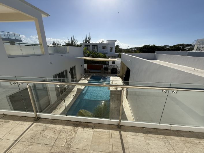 Modern Villa for Sale in Ocean Village, Sosua | 3 Bedrooms + Office | Saltwater Pool | Ocean View — Sosua, Dominican Republic