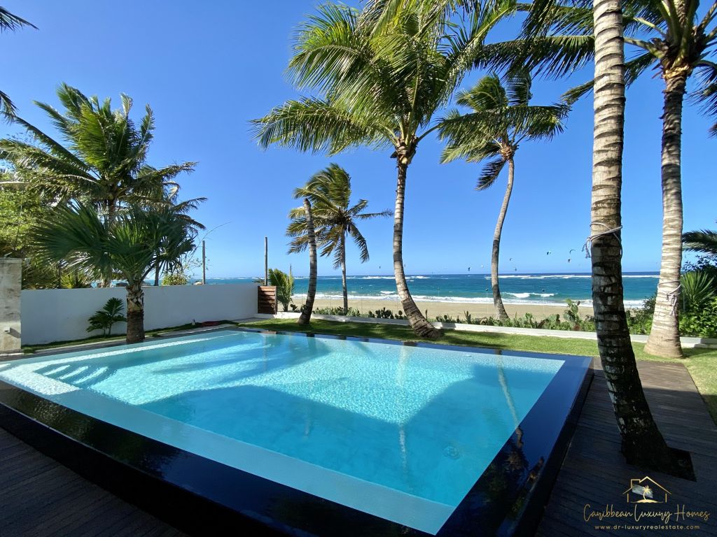 Modern Beachfront Home | Kite Beach Villa + Pool — Cabarete, Dominican Republic
