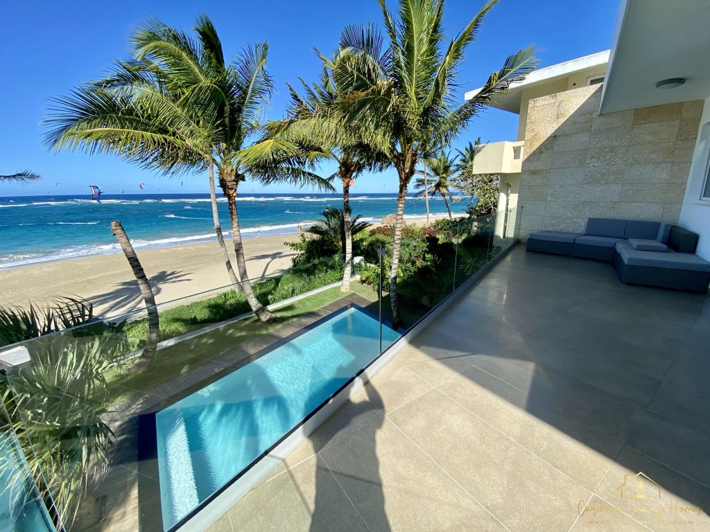 Modern Beachfront Home | Kite Beach Villa + Pool — Cabarete, Dominican Republic