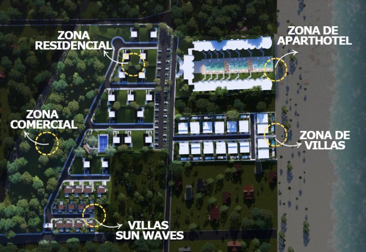 New Beachside Villa and Building Plot Development in Cabarete — Cabarete, Dominican Republic
